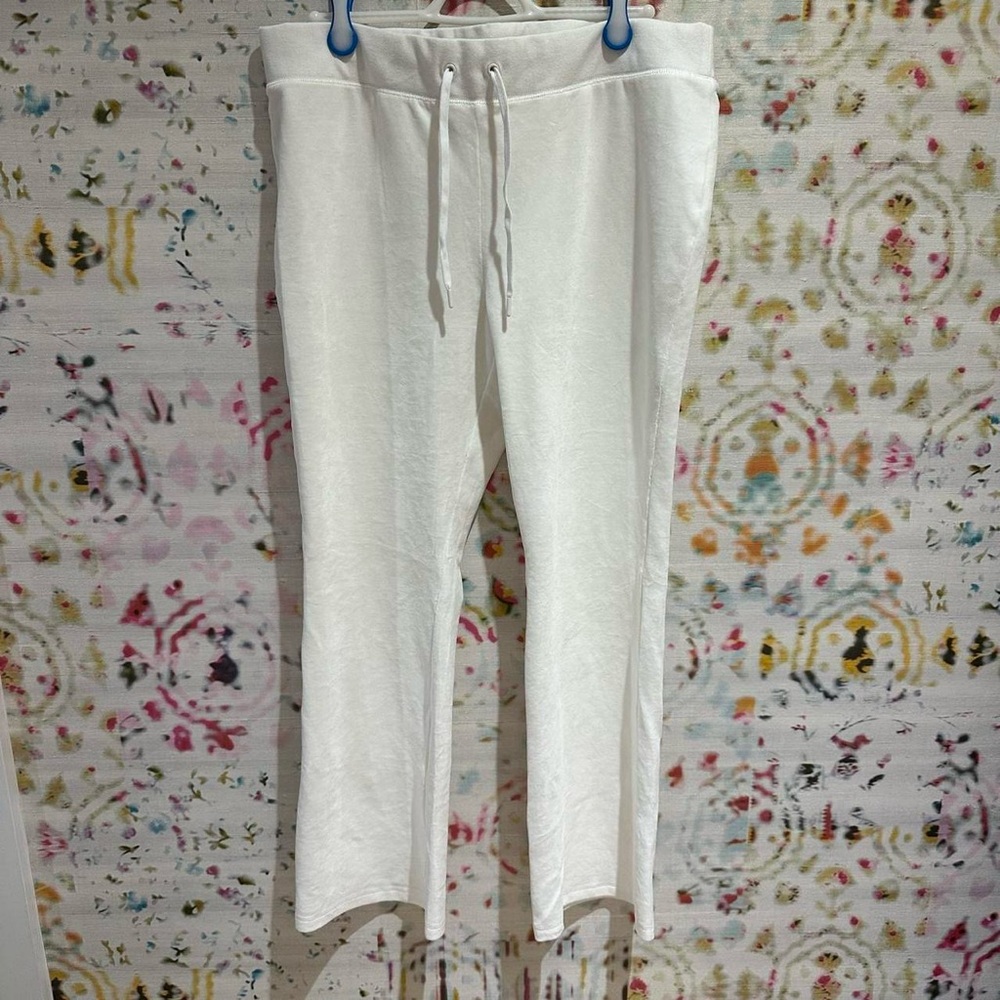 Sunday Best Velvet White Pants